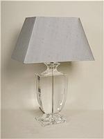 ALEXANDERS 36CM CRYSTAL OBLONG LAMP